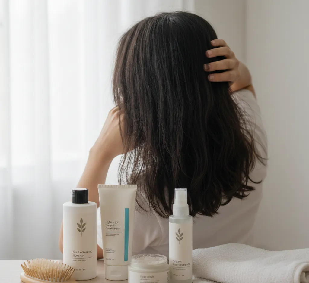 Błędy w pielęgnacji, które powodują przetłuszczanie włosów (i jak ich unikać)