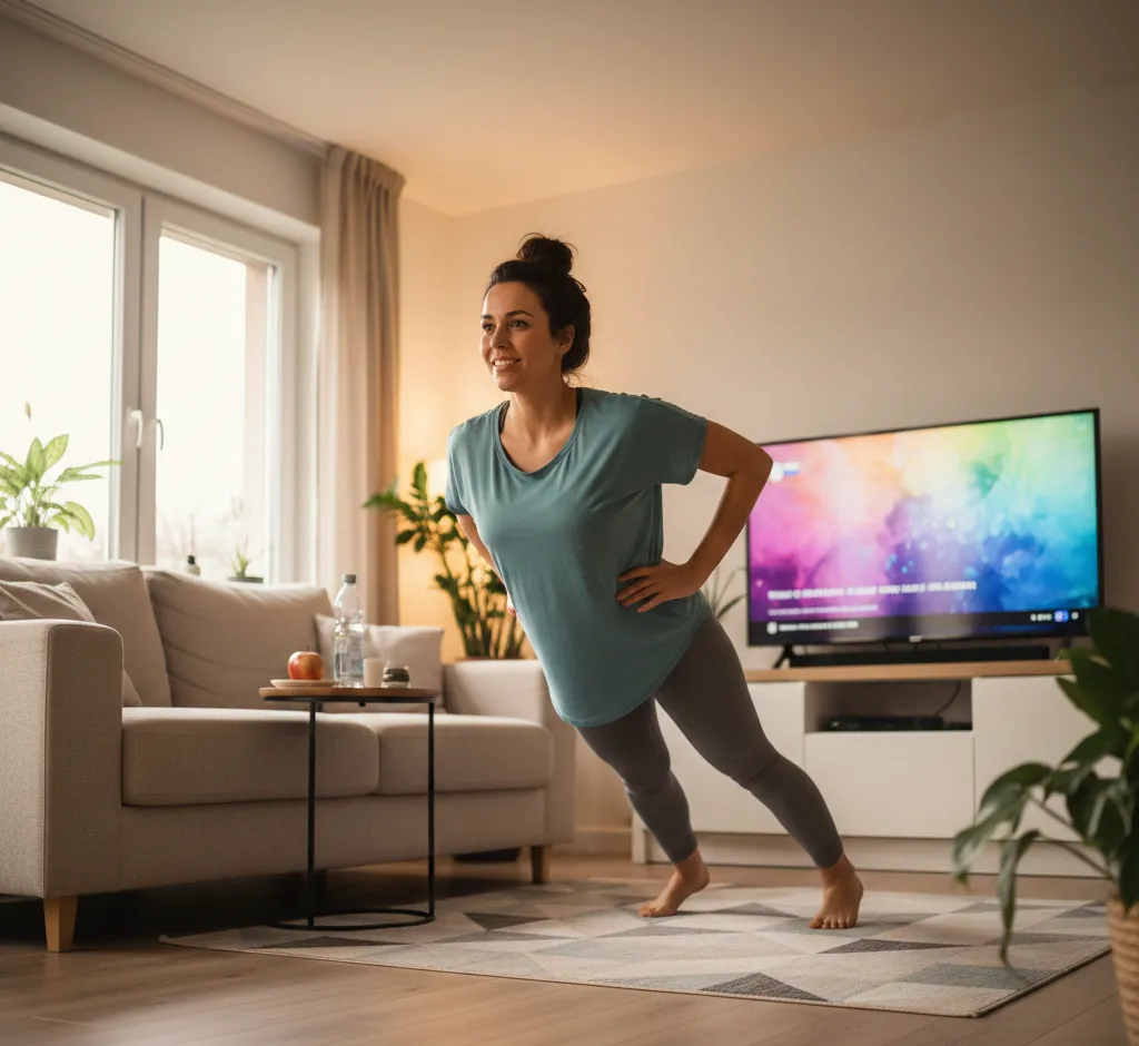 Ćwiczenia na pośladki w przerwie telewizyjnej: prosty domowy trening bez sprzętu