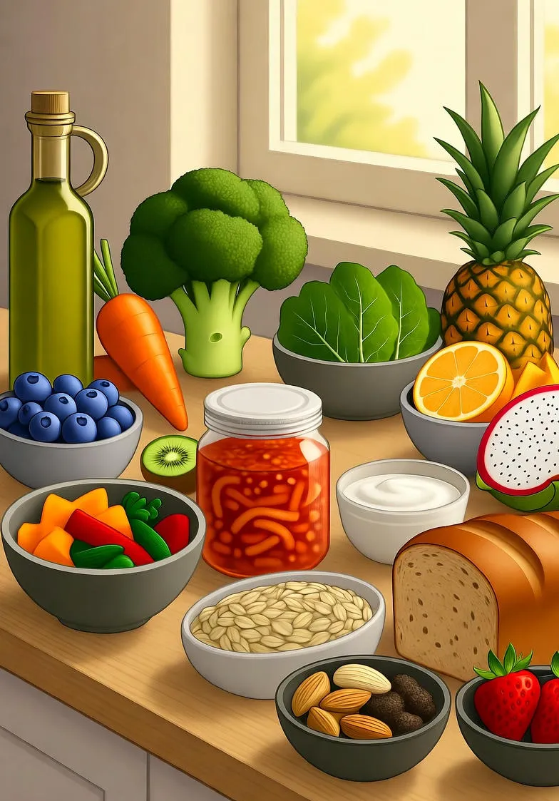 Dieta na zdrowe jelita: Jak poprawić mikrobiom i uniknąć problemów trawiennych