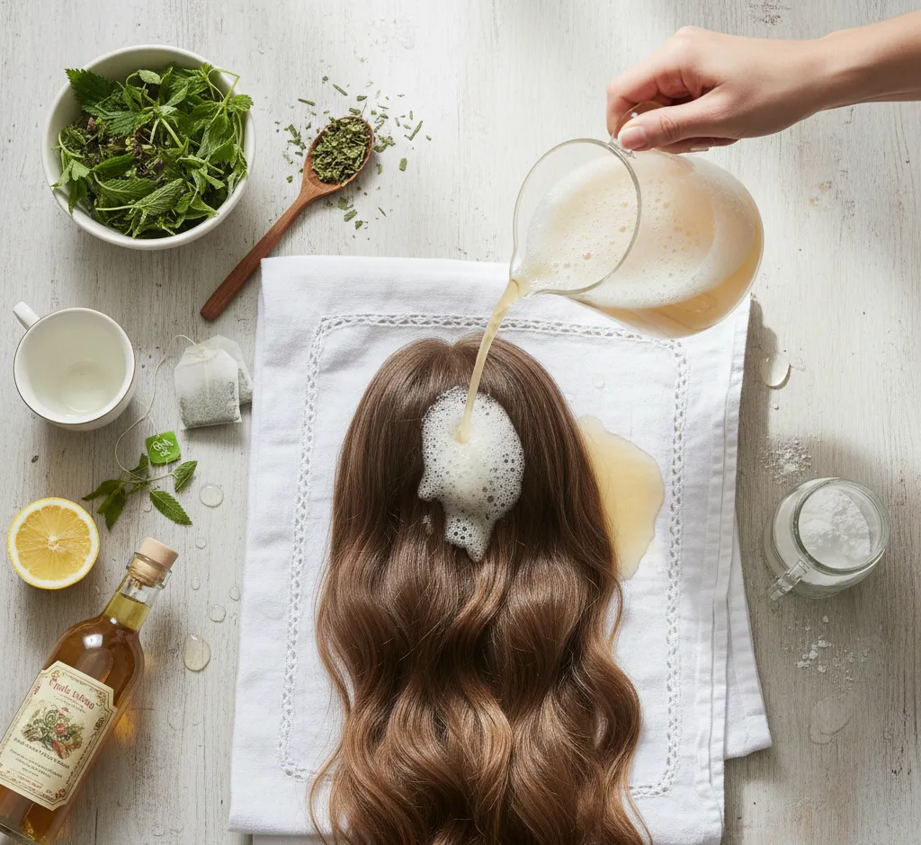 Domowe płukanki do włosów przetłuszczających się: skuteczne i naturalne sposoby pielęgnacji
