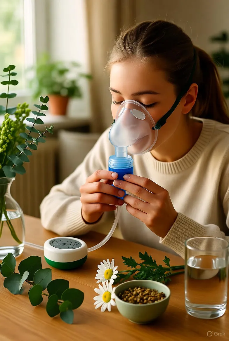 Inhalacje na zatkany nos: Skuteczne metody domowej terapii na katar i infekcje górnych dróg oddechowych