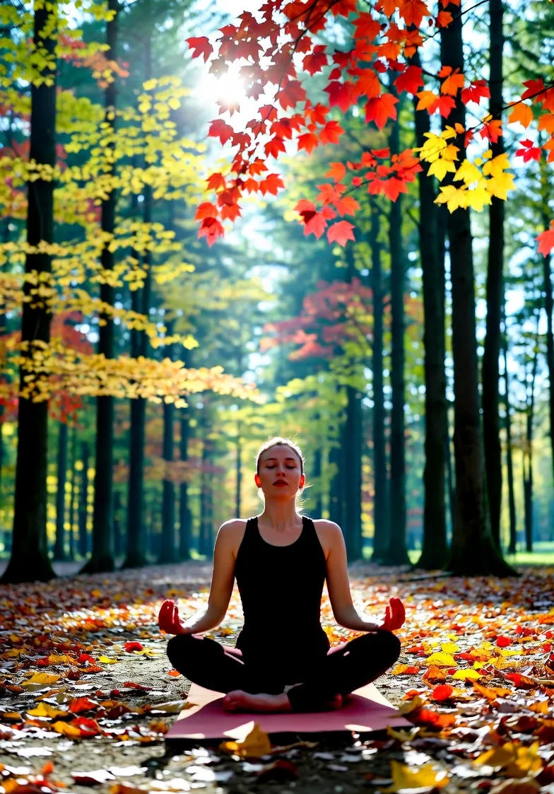 Joga na jesienną chandrę: Jak praktyka jogi pomoże Ci pokonać jesienny blues
