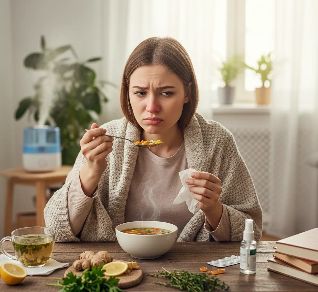 Katar i brak smaku – co robić, żeby szybciej wrócić do formy?