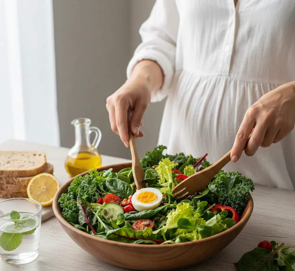 Korzyści z sałat liściowych w ciąży: jak bezpiecznie włączyć je do diety przyszłej mamy