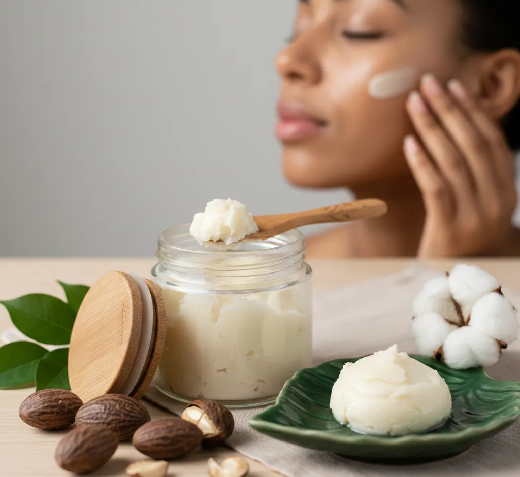 Masło shea na pryszcze na twarzy – jak działa i jak je bezpiecznie stosować?