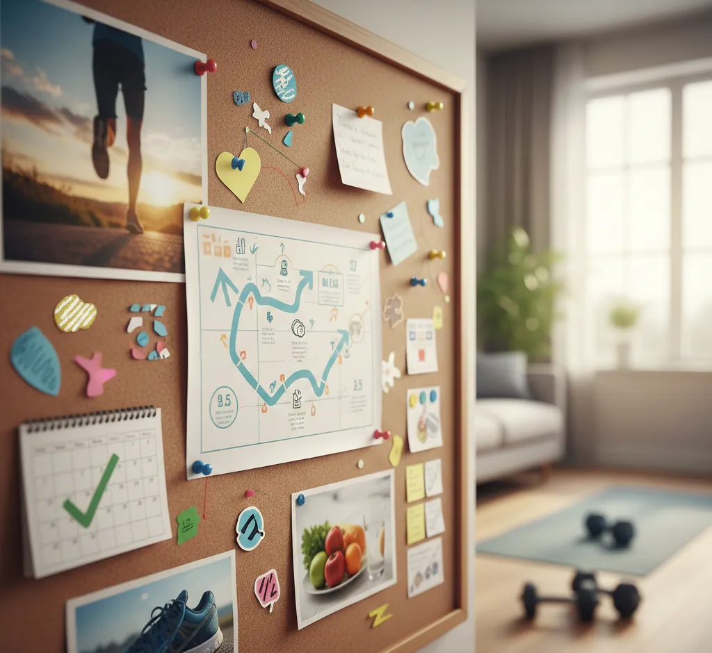 Motywacja wizualna: jak stworzyć skuteczną tablicę celów sportowych i trzymać formę przez cały rok