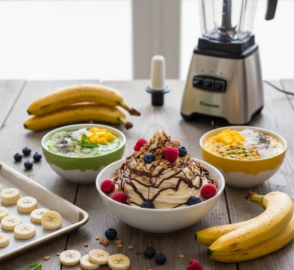 Mrożone Banany: Sekret Perfekcyjnych Domowych Lodów i Smoothie Bowls