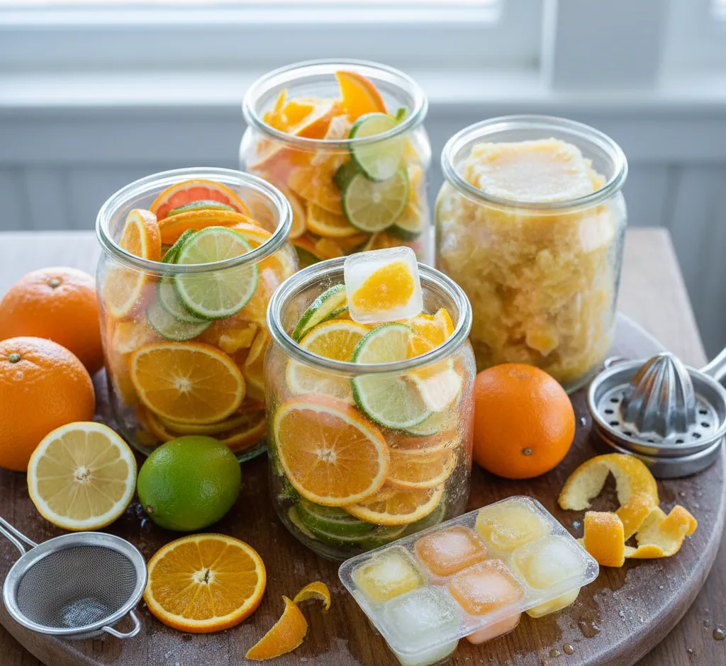 Mrożone cytrusy na sok domowy – jak je przygotować i wykorzystać przez cały rok