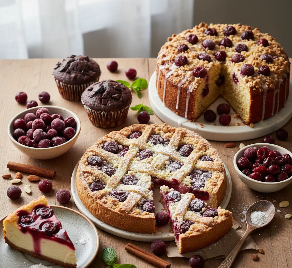 Mrożone wiśnie w wypiekach: jak wydobyć maksimum smaku i aromatu