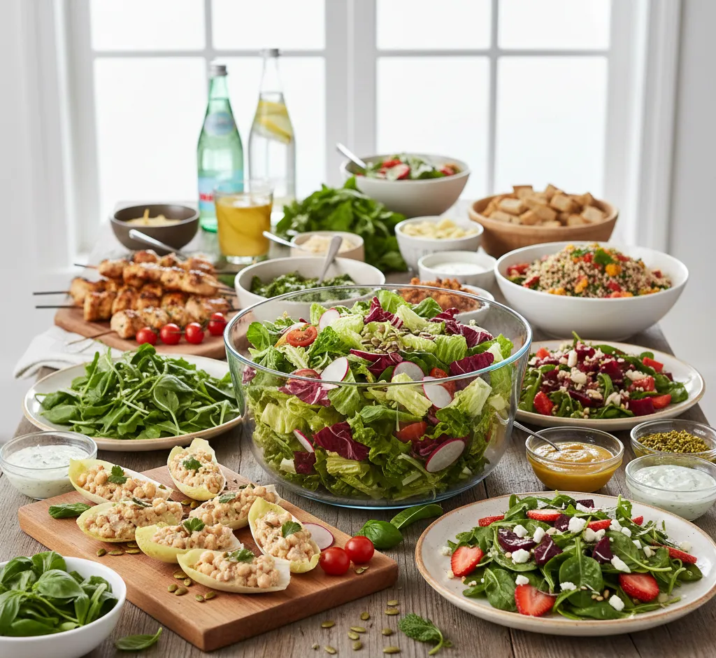 Najzdrowsze sałaty liściowe na imprezy: chrupiące, kolorowe i pełne witamin