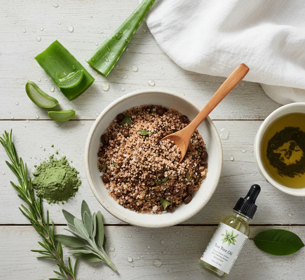 Naturalne peelingi do skóry głowy tłustej: jak skutecznie oczyścić i odświeżyć skórę głowy