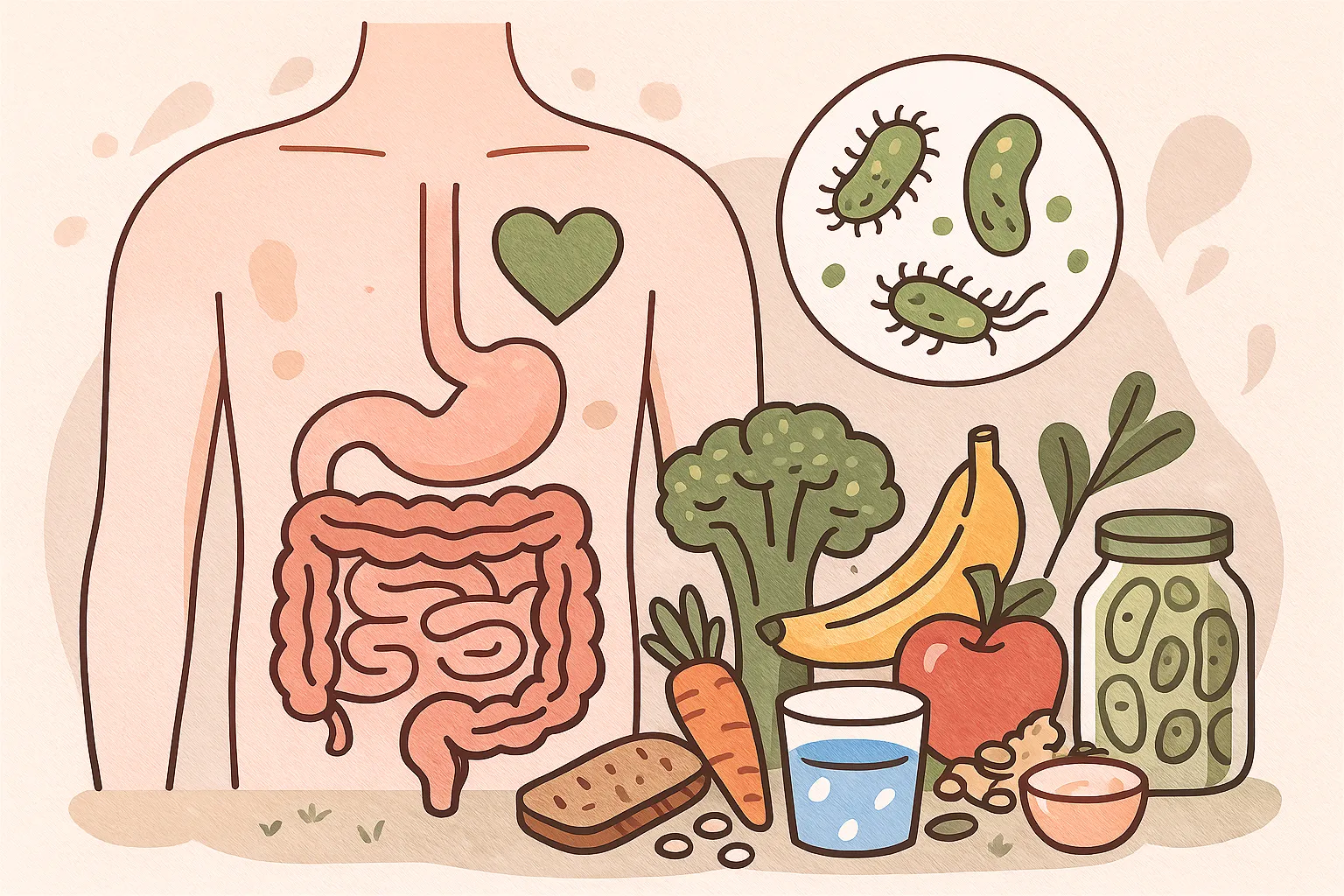 Odżywianie a zdrowie jelit – jak dieta wpływa na mikrobiom i samopoczucie
