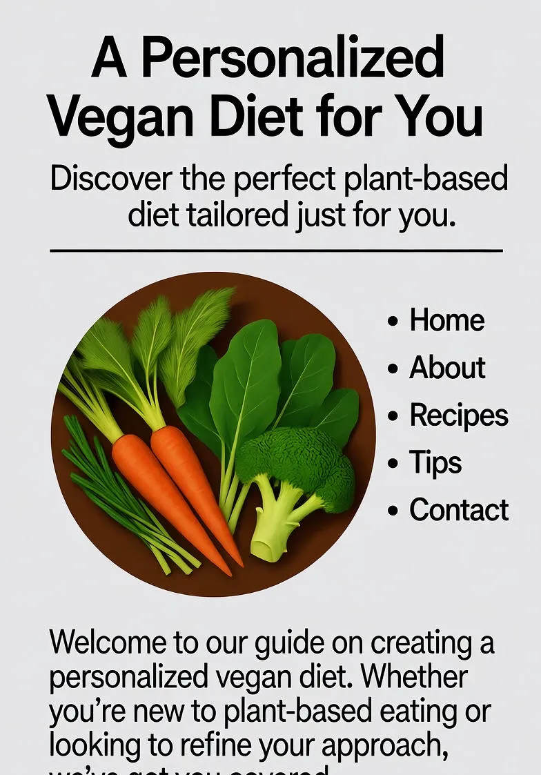 Personalizowana Dieta dla Wegan: Jak Dostosować Posiłki do Twoich Potrzeb
