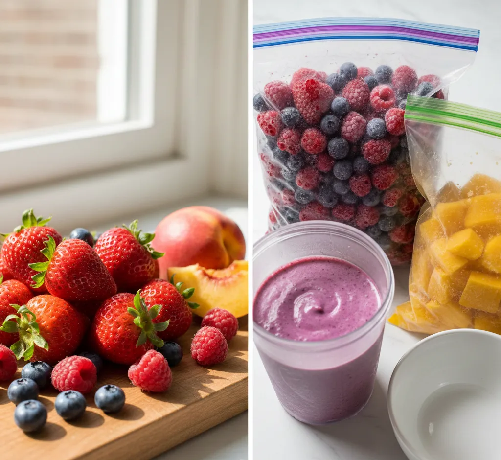 Porównanie cen mrożonych i świeżych owoców: co naprawdę się opłaca?