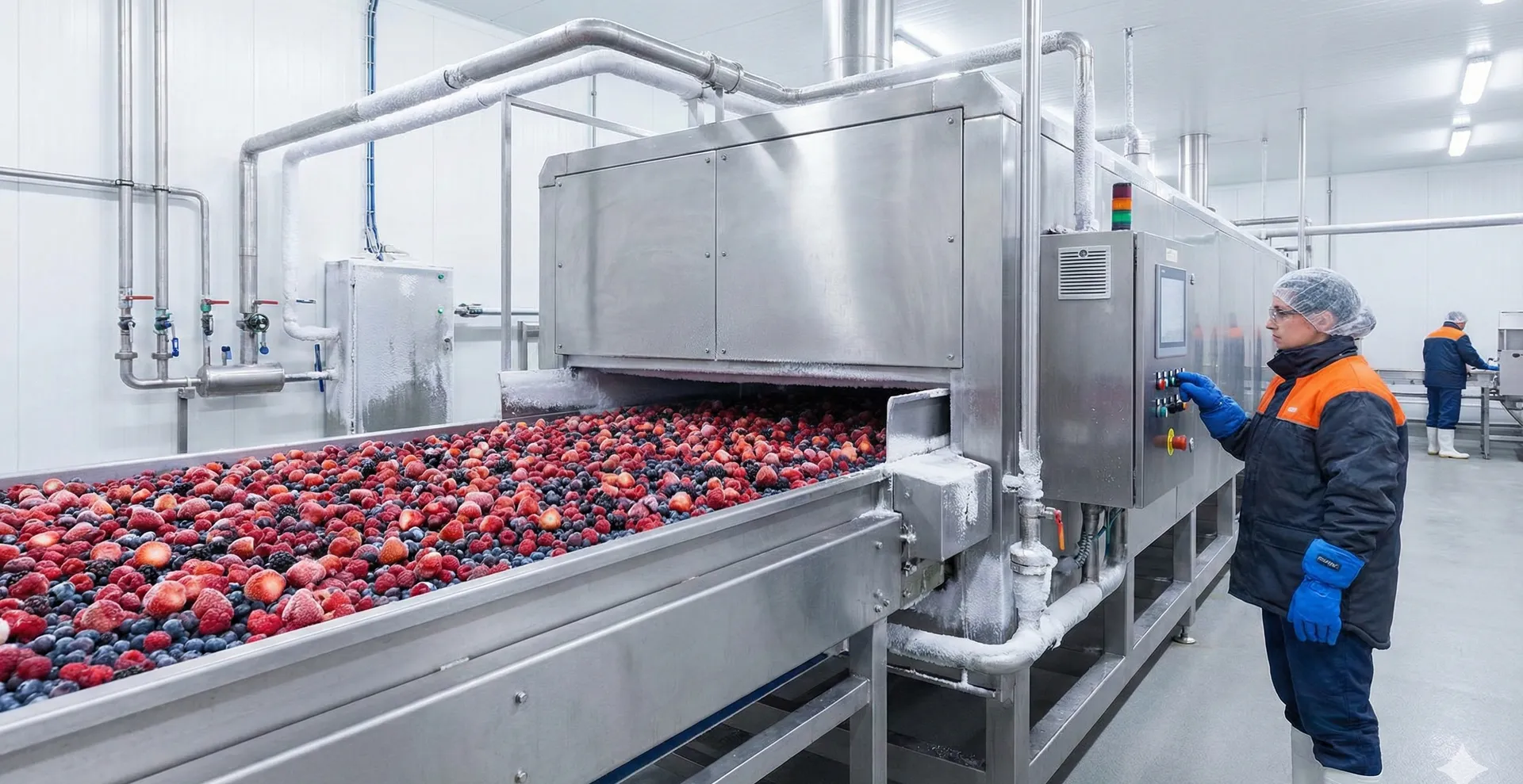 Przemysłowe mrożenie owoców – etapy procesu, technologie i wymagania jakościowe
