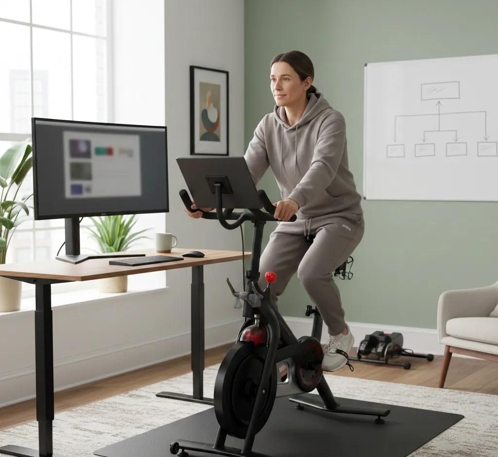 Rower stacjonarny w przerwie pracy: jak łączyć ruch z produktywnością