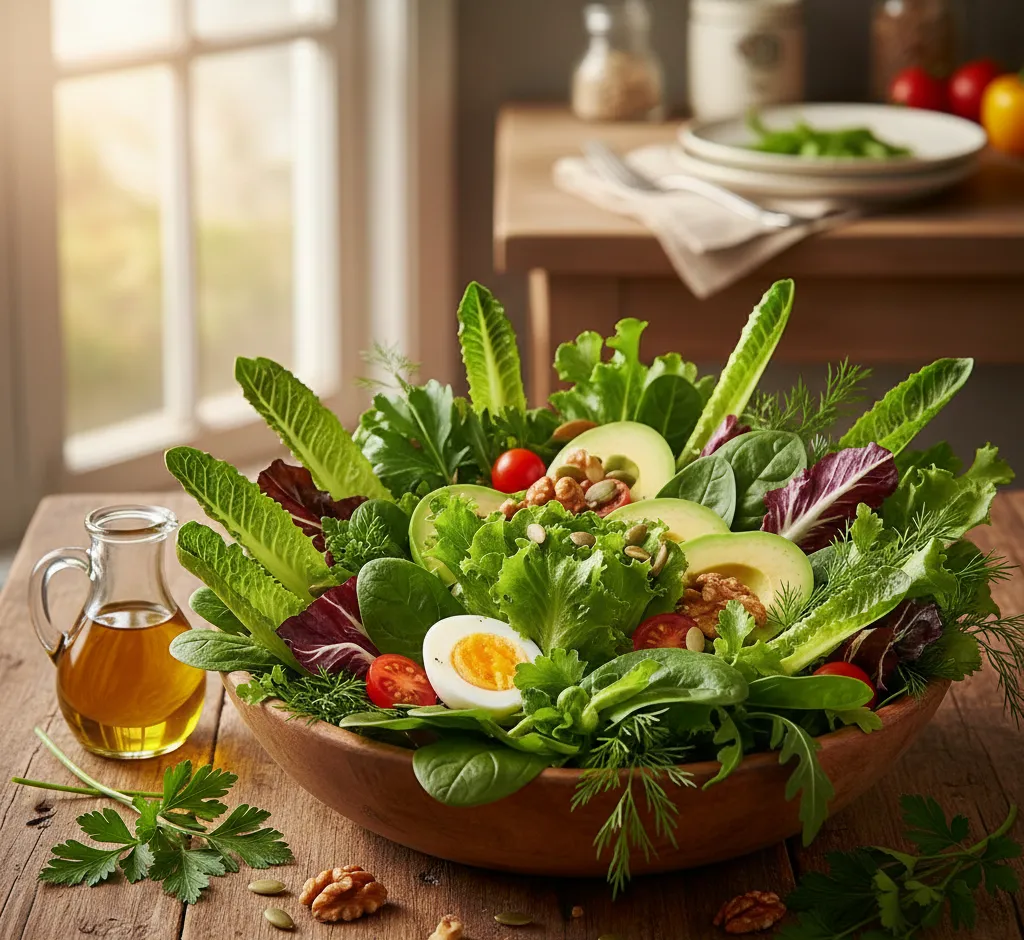 Sałaty liściowe bogate w luteinę: klucz do zdrowych oczu i młodej skóry