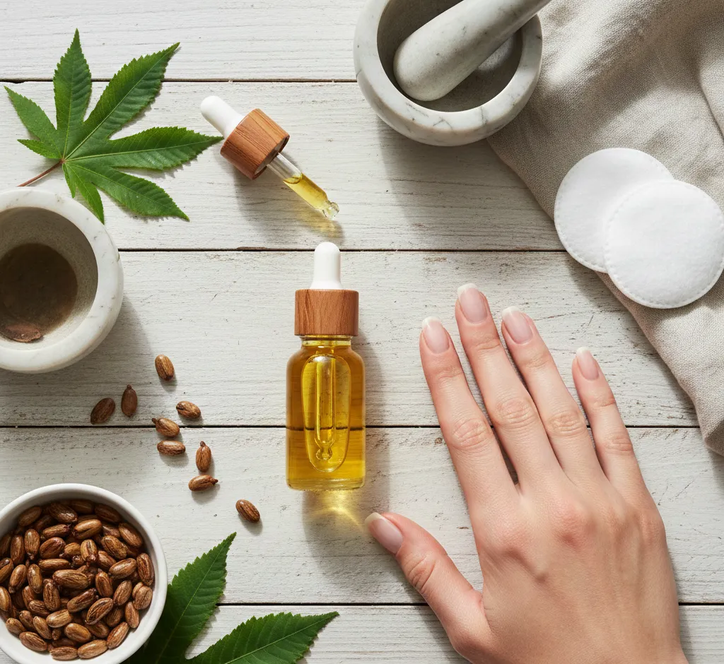 Sekret Pięknych Paznokci: Kompleksowa Kuracja Wzmacniająca z Użyciem Olejku Rycynowego