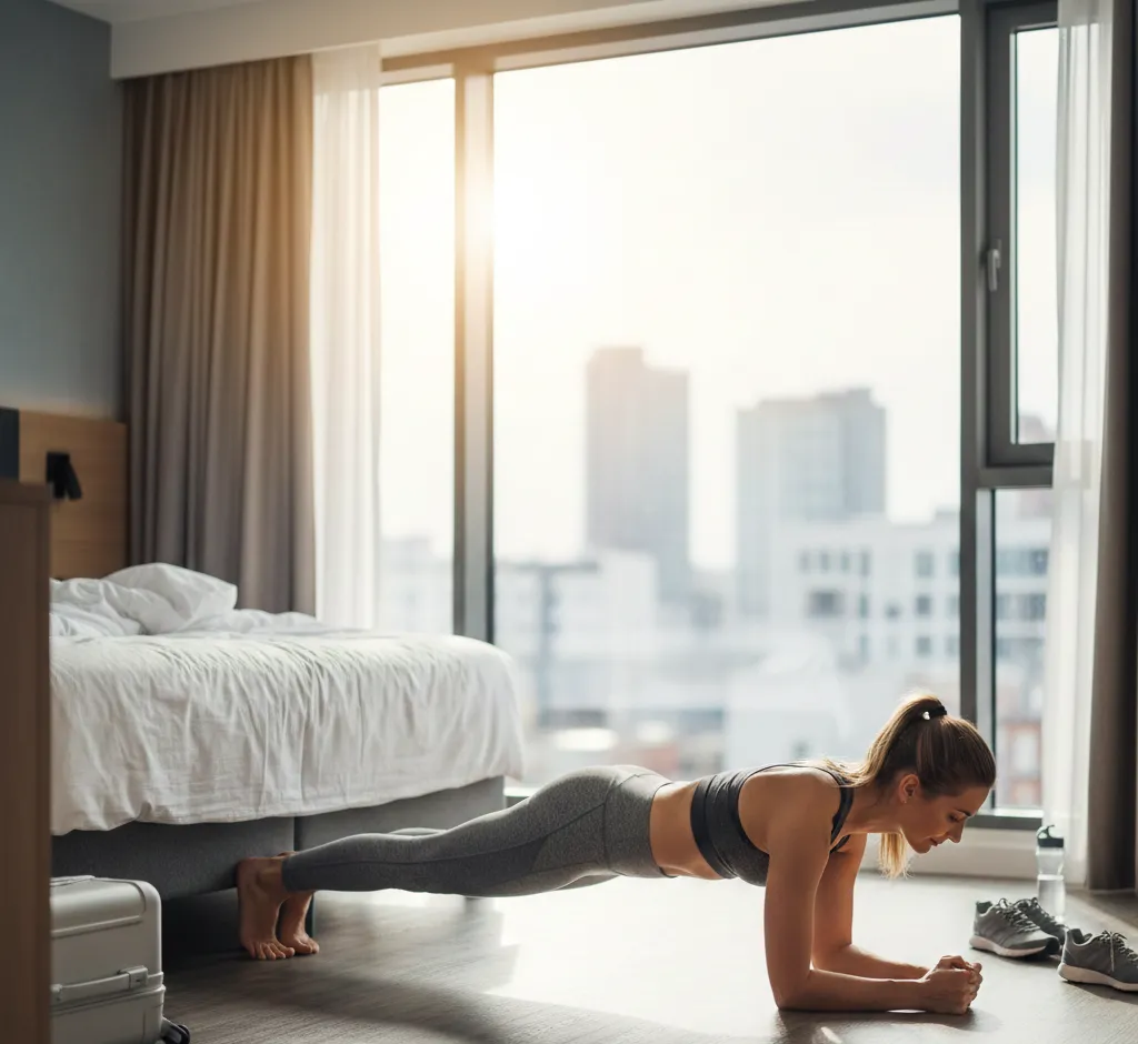 Sport w podróży: ćwiczenia hotelowe bez sprzętu, które naprawdę działają