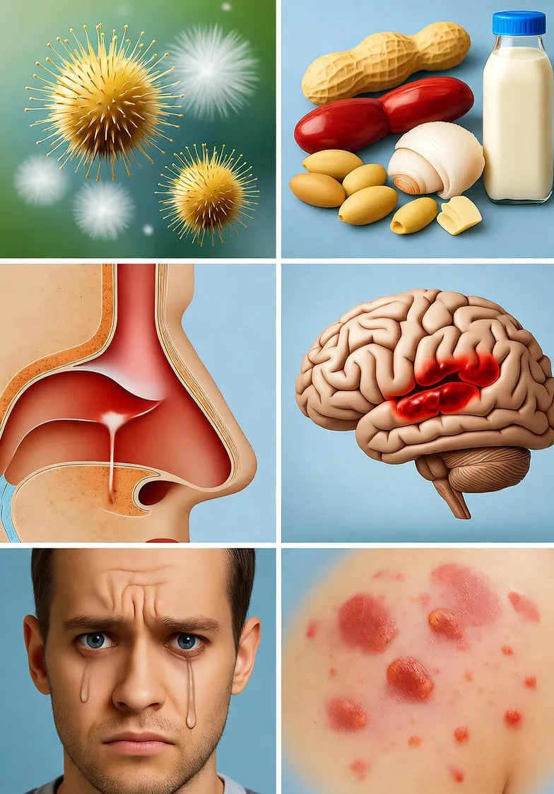 Wpływ alergii na migrenę: Jak alergeny prowokują ataki bólu głowy