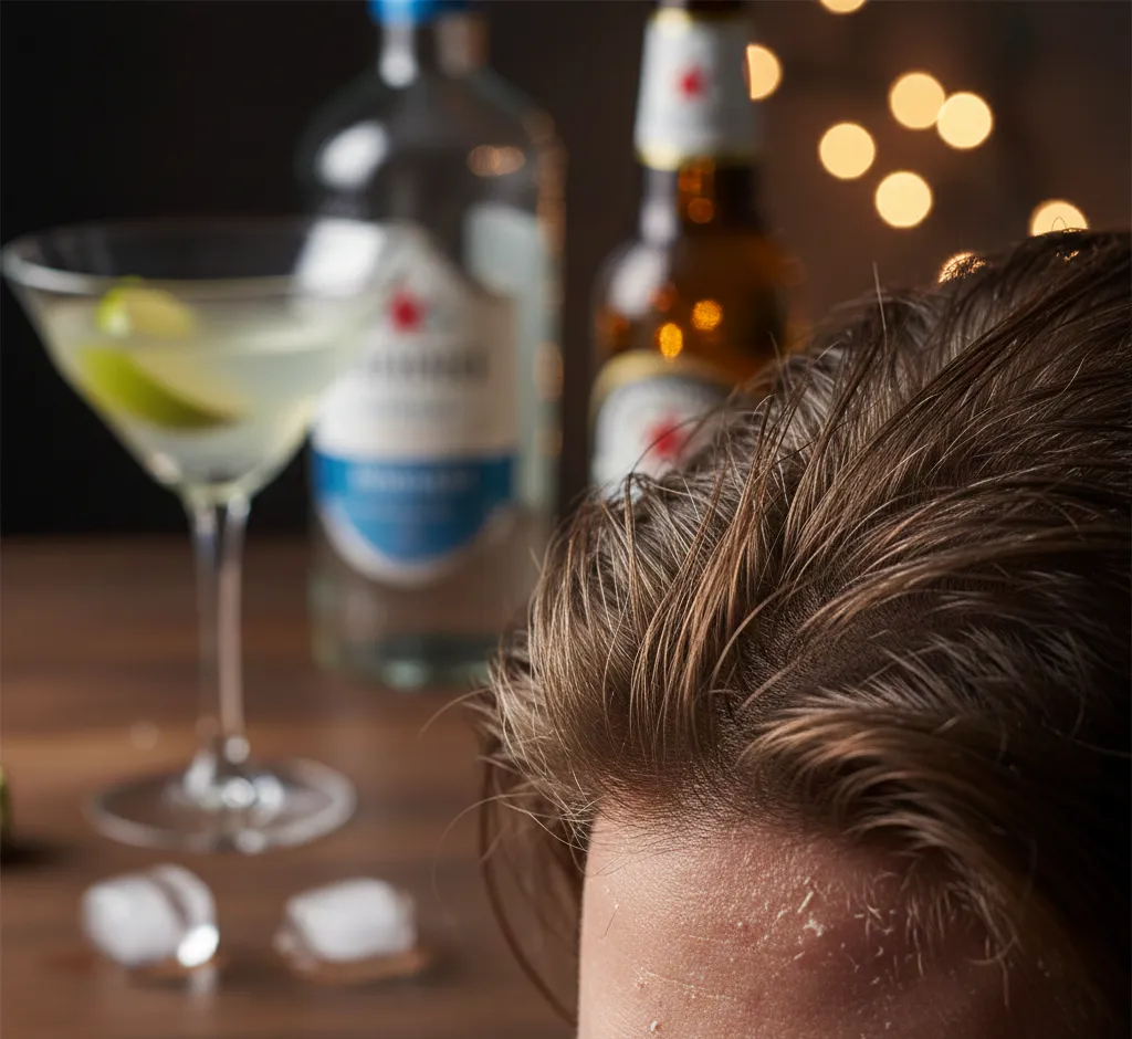 Wpływ alkoholu na tłustość skóry głowy: przyczyny, skutki i sposoby ratunku